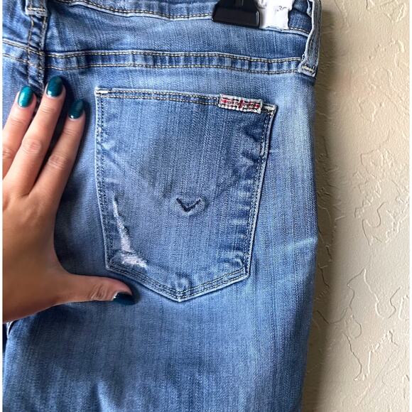 Hudson Jeans Krista Super Skinny Low Rise Stretch Denim Jeans‎ - Size 30 - Picture 8 of 16